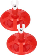 Zerodis Automatic Chicken Waterer, 2 Pack, PP Material, G3/4 Thread, Poultry Drinking Bowl for Chicks, Ducks, Geese Animal Water Dispenser