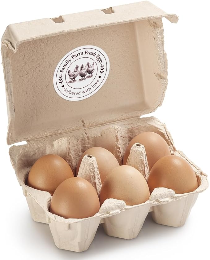320 Pcs Egg Carton Labels, 2 Inch Round Family Farm Fresh Egg Sticker PET Adhesive Egg Packaging Sticker for Box Container Carton Farm Supplies