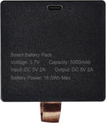Solar Coop Door Backup Battery 5000mAh Extreme Temp Proof (-26℃~60℃) | Type-C Rechargeable | 5V Emergency Power for Chicken Coop Automatic Doors