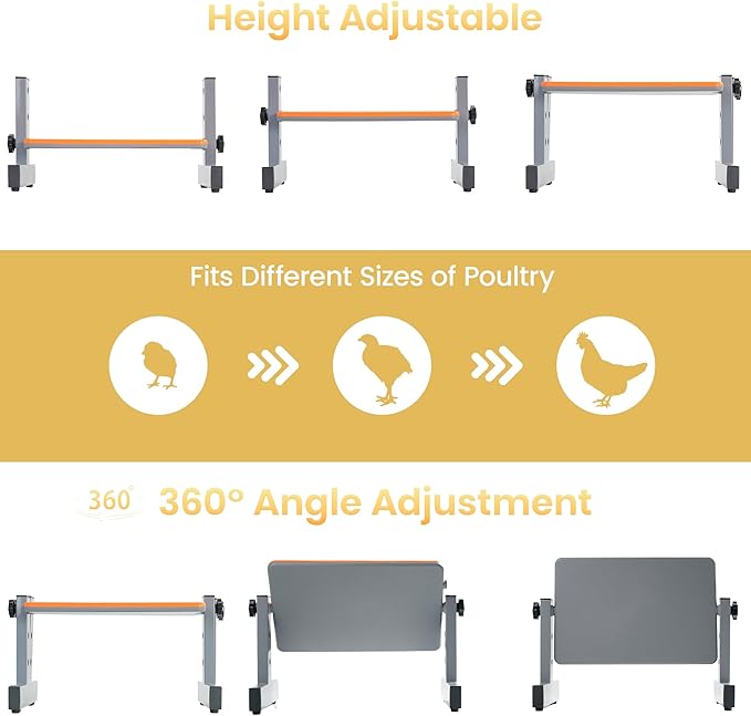 Smart Chick Brooder Heater with Digital Temp & Timer, Adjustable Height & Angle, Radiant Chicken Coop Heater for Winter, Rapid-Heating Plate for Ducklings, Quail, 35W, 13"x8" for 15 Chicks