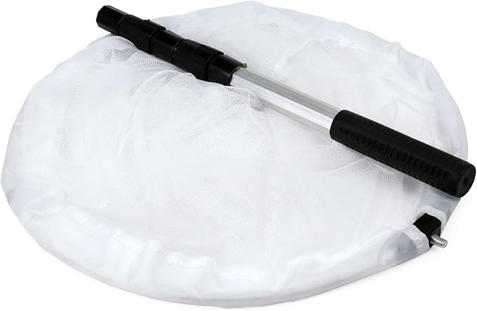 RESTCLOUD Butterfly Net with 16" Ring, 36" Net Depth, Handle Extends to 36 Inches (16" Ring, 36" Handle)