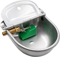 Automatic Dogs Water Dispenser for Outdoor Large Breeder,304 Stainless Steel Self Filling Water Bowl, Automatic Waterer Water Feeder for Chicken Livestock Duck Horse Animal Drinking