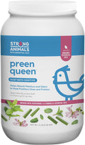 Preen Queen Dust Bath Additive for Chickens - Helps Remove Excess Oils & Keep Feathers Clean with Peppermint & Citronella Essential Oils (5 lb. Jar)