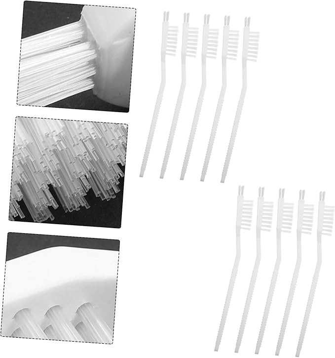 10pcs Juicer Cleaning Brushes Flexible Appliance Cleaner for Soy Milk Machines Coffee Makers Ergonomic Grip for Hard to Reach Areas Scratch Bristles for Thorough Cleaning