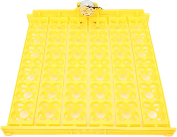 Incubator Egg Tray, Automatic Egg Turning Tray Mini Incubator Hatcher Automatic Egg Turning Tray Tool Egg Turner with Motor for Chicken Duck Quail Egg[12V]
