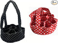 2 Pieces Egg Basket Collecting Bags with 9 Pouches，Durable Canvas Apron Egg Holder (Red+Black)