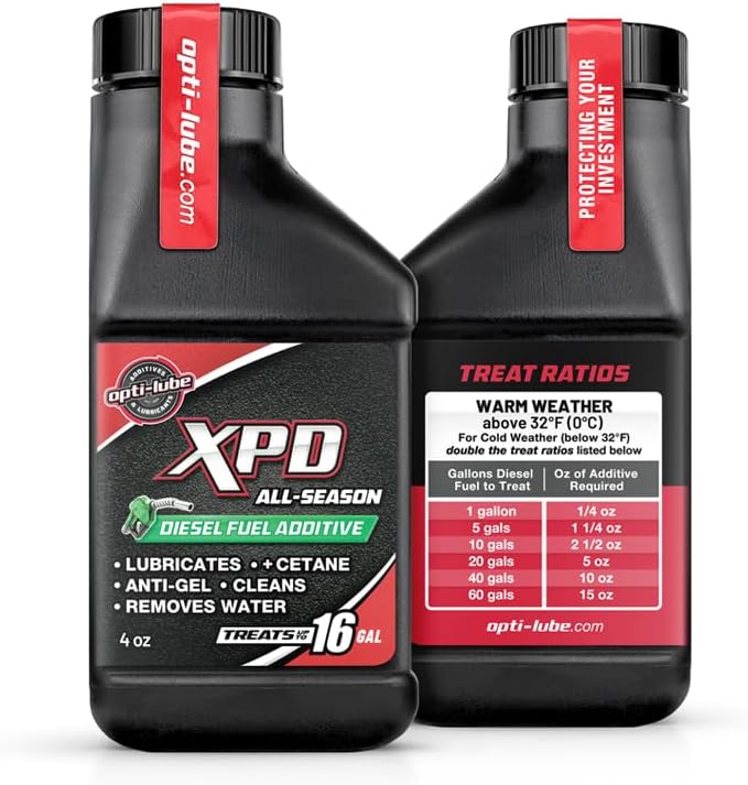 Opti-Lube XPD All-Season Diesel Fuel Additive - 4oz Bottles (24 Pack Case)