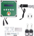 Haofy Automatic Chicken Coop Opener Linear Actuators Electric Poultry House Door Motor Kit with Light, Automatic Chicken Coop Door Opener,Closer (US Plug)