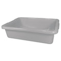 Rubbermaid Commercial Products Standard Bus/Utility Box, 4.6-Gallon, Gray, Plastic, Heavy Duty Restaurant Wash Basin/Dish Washing Tub for Kitchen Organization/Storage