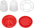 Chick Feeder and Waterer Kit, Chick Waterer and Feeder, Sustainable Chick Feeder Waterer for Poultry Duck Quail Baby Automatic Feeders Waste Bird Water Dispenser Coop Accessories Supplies