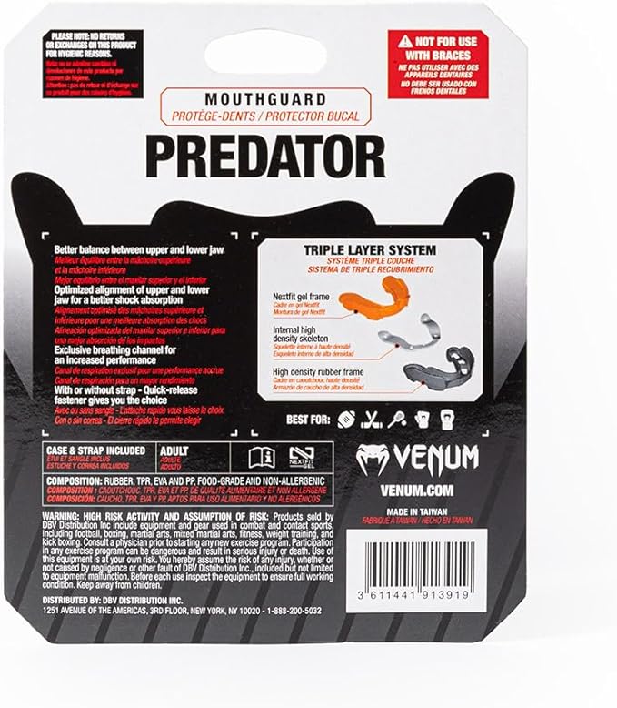 Venum Predator Mouthguard - Strap/Strapless
