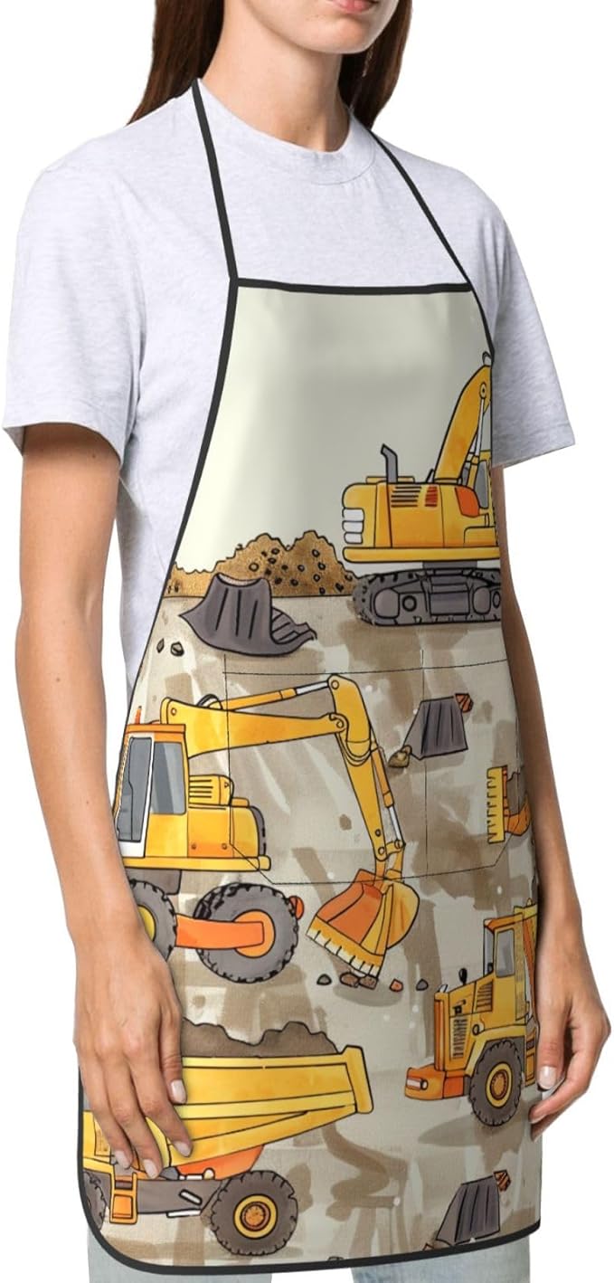 Cute Colorful Dog Paw Printed Unisex Bib Aprons BBQ Cooking Kitchen Aprons for Women Men Chef