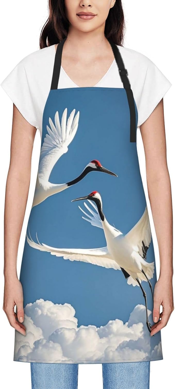 Apron for Women Men Waterproof Adjustable Bib Tractor farm Cooking Aprons Chef Bibs