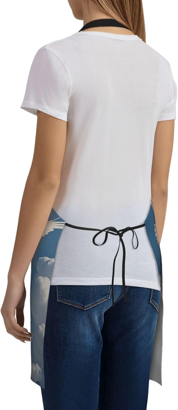 Apron for Women Men Waterproof Adjustable Bib Tractor farm Cooking Aprons Chef Bibs