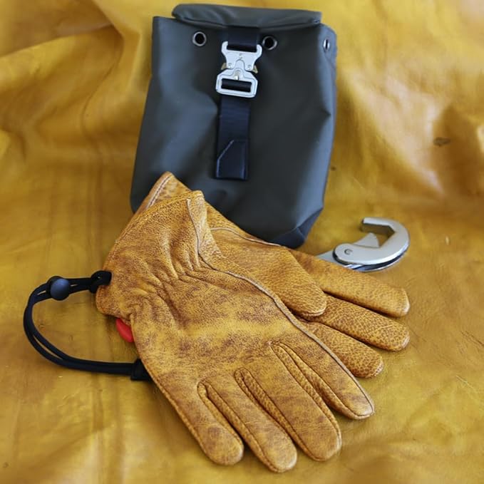 Heavy Duty leather work Gloves,Safety Cowhide Leather Garden Working Gloves for Men/Women,Driving,Yard work