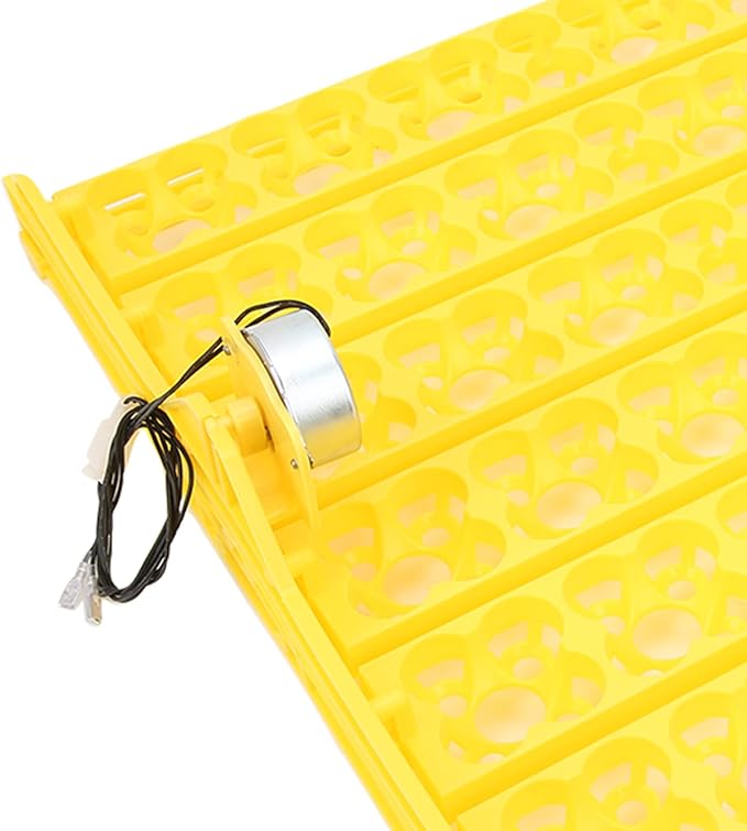 Generic Automatic Egg Turner, Quail Egg Incubator Egg Turner Tray for Incubator 156pcs Fully Automatic Egg Incubation Tray Tool for Chicken Duck Quail Egg (12V)