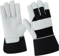Daniel Smart All-purpose Goatskin Leather Work Gloves Protective hand gloves for maximum protection Durable & Comfort