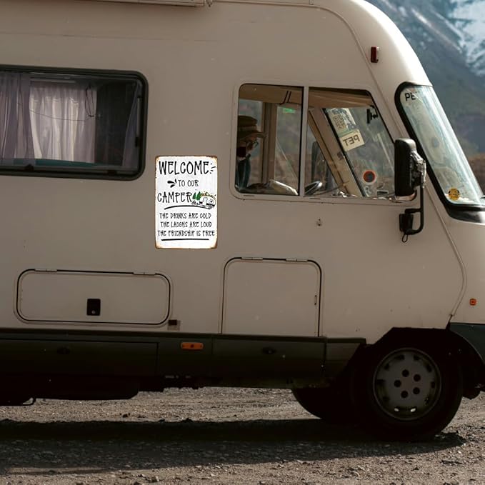 Camper Decor Rv Signs For Campers Camping Metal Signs Camping Accessories Camper Decorations For Inside Campers Gifts Campsite Decorations