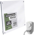 EconoHome Convection Wall Heater with Thermostat - 400W Electric Wall Mounted Space Heater Panel - Updated Model, 120V - Heats Rooms up to 120 Sq Ft