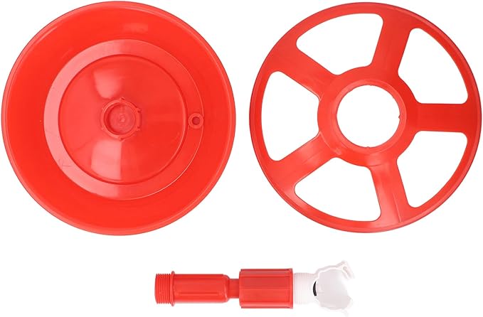 Zerodis Automatic Chicken Waterer, 2 Pack, PP Material, G3/4 Thread, Poultry Drinking Bowl for Chicks, Ducks, Geese Animal Water Dispenser