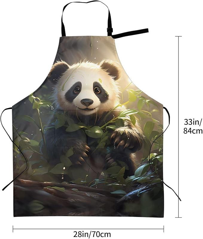 Dogs and Roses Heavy Duty Waterproof Apron with Pockets for AdultsResistant Grilling, Gardening, Painting