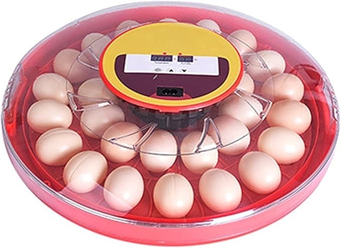 30 Egg Incubator Automatic Turning Digital Poultry Hatcher Brooder Temperature Control LED Screen For Chickens Ducks Goose Birds