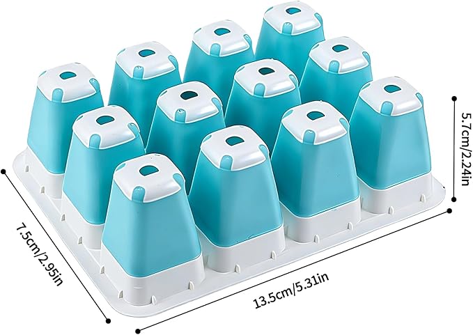 Planting Trays for Seedlings - 60 Cells Reusable Silicone Starter | Seedling Square Trays - for Indoors Gardening House Potted Lawn Vegetable Flower Farm Windowsill