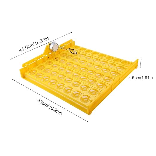 56 Egg Mini Egg Incubator with Automatic Turning Tray and Motor, Ideal for Poultry Hatching