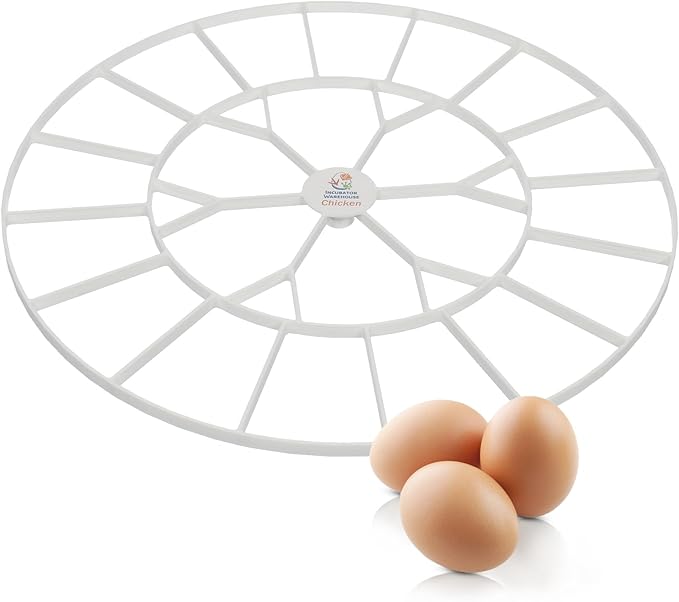 Incubator Warehouse Egg Trays for 22 Medium (Chicken) Eggs - Durable Egg Tray for Nurture Right 360 Egg Incubator - Hand Washable Eggs Keeper for Chicken Goose Turkey Emu (Various Sizes)