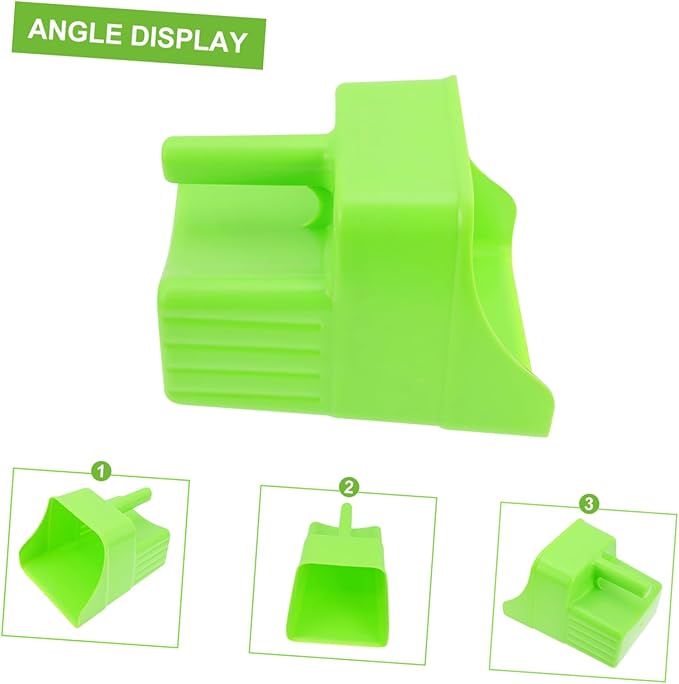 TOYANDONA Heavy Duty Livestock Feed Scoop – Thickened Plastic Fodder Shovels for Poultry and Livestock – for Grain and Seed Smooth Edges