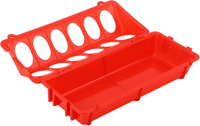 Automatic Poultry Feeder, 12 Holes, Mess Proof, Hygienic Design, Easy Refill and Cleaning, for Chickens, Ducks, Pigeons, Waste Reduction