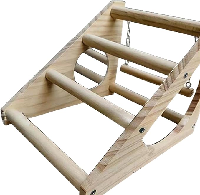 Chick Perch, Chick Stand, Stable for Coop and Brooder,Training Perches Wooden Chicken Roosting Bar for Bird Hens