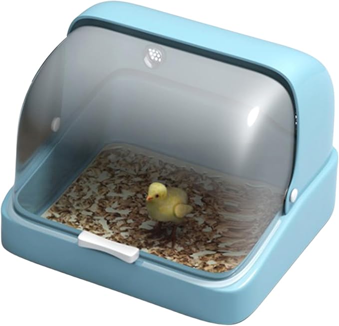 Chicken Brooder Box - Bird Incubator Brooding Box, Chick Warmer with Visual Nesting, 3 Temperature Heating Pad, Poultry Habitat Supplies, Parrots Ducklings Hatchery Equipment