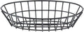 G.E.T. 4-30144 9.75" x 6.25" Oval Basket, 2.25" Clipper Mill, Iron Powder Coated