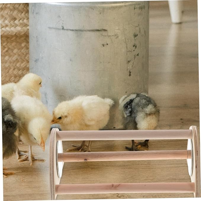 Balacoo Chick Perch Roosting Bars Wooden Chicken Coop Perch for Hens and Chicks Indoor Outdoor Use Promotes Activity and Healthy Growth Portable and Versatile Brooder Stand
