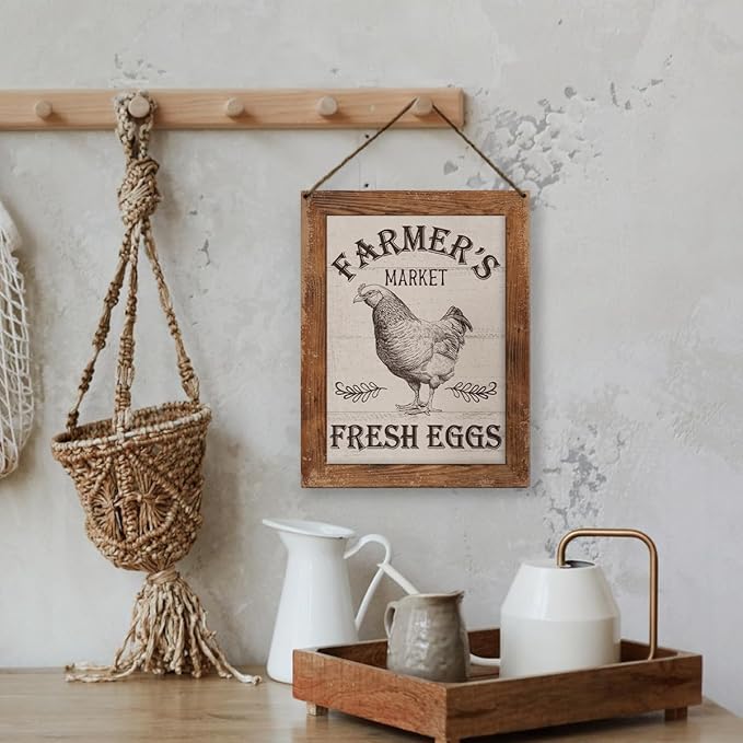 FLVGE 047-QJ-mgp-farmhouse Sign, 10*7.8 IN