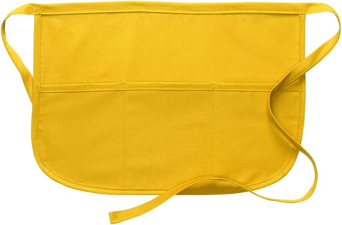 DayStar Apparel 180XL Extra Large Rounded Three Pocket Waist Apron