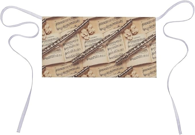 Unisex Chef Waiter Apron Waist Half Short Serving Aprons with 3 Pockets