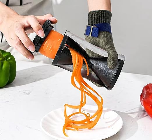 ANSI A9 Cut Resistant Gloves, Upgrade 2.0Food Grade 316Stainless Steel Wire Mesh Metal Gloves,Cutting Gloves Kitchen, Oyster Shucking, Fillet Cutting,Meat Cutting and Metal Processing(L-1PCS)