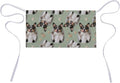 Unisex Apron for Cooking Server Waitress Half Waist Apron with 3 Pockets
