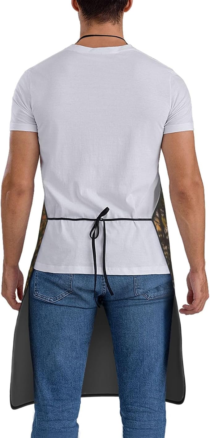 Aprons For Women Men With Pockets Adjustable Kitchen Chef Apron For Cooking Waitress Bbq Coffee House 28" L*21" W
