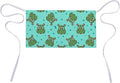 Unisex Apron for Cooking Server Waitress Half Waist Apron with 3 Pockets
