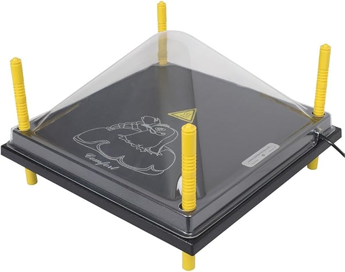 Premier 1 Chick Heating Plate Kit with Adjustable Legs | Includes Anti-Perch Cover | 16"x16" Plate Warms Up to 30 Chicks