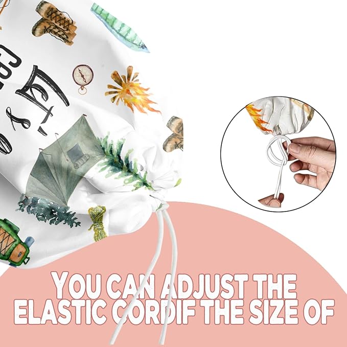 2PCS Camping Plastic Bag Holder, Wall Mount Grocery Bag Holder for Storage bag, Camper Accessories for Inside Storage Organizer Reusable Grocery Bags, Pull Rope Free Adjustment, Gifts for Women Mom