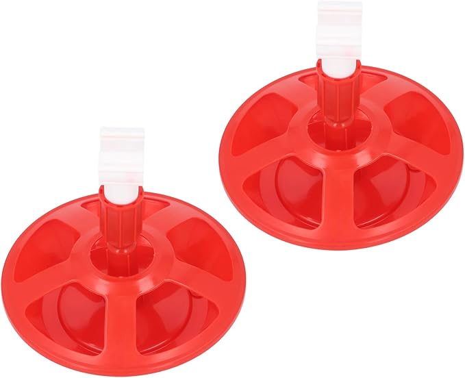 Zerodis Automatic Chicken Waterer, 2 Pack, PP Material, G3/4 Thread, Poultry Drinking Bowl for Chicks, Ducks, Geese Animal Water Dispenser