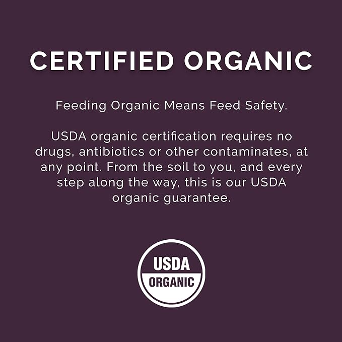 Chick Start Crumb Feed, 40lbs - Non-GMO, High Protein Chick Feed for Strong Early Growth, 21% Protein - USDA Certified Organic Blend, Soy & Corn-Free