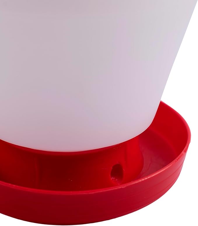 Plastic hanging waterer, 135 Oz. Chicken, pigeon, bird, rabbit, hamster, guinea pig, small pets.