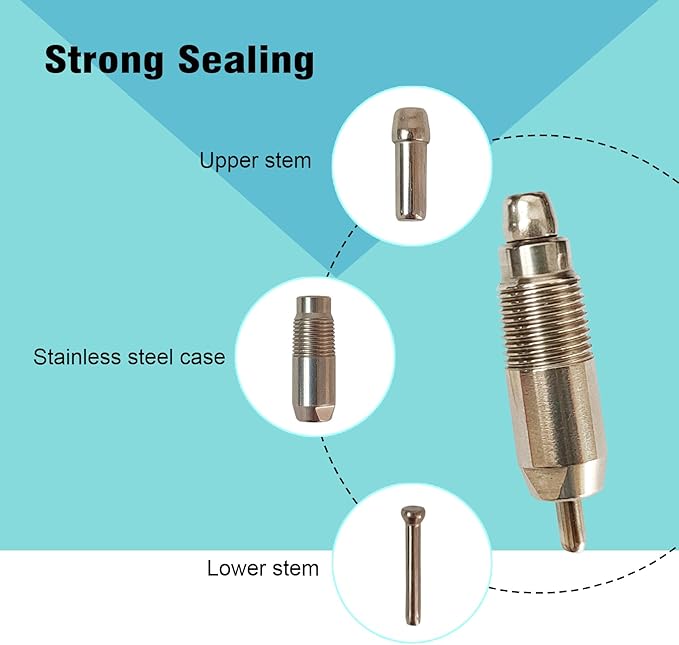 4pcs Stainless Steel Chicken, Quail, Duck, Rabbit Water Nipples