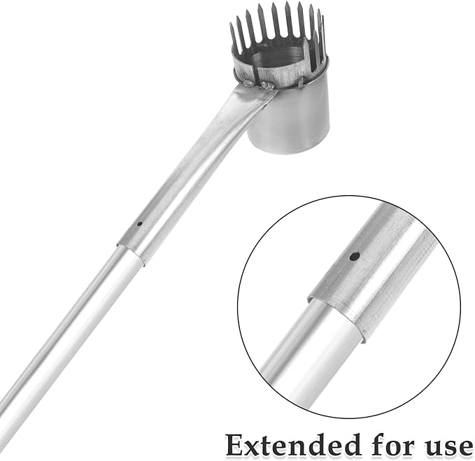 Metal Fruit Picker Tool, Stainless Steel Blueberry and Berry Picker Harvester Basket for Outdoor Farm Garden Hand Tool Fruit Tree Harvesting and Bonsai