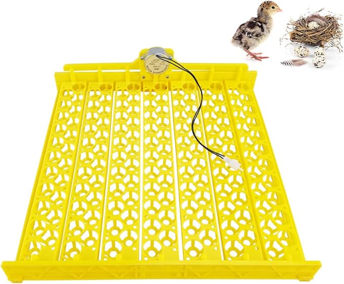 Automatic Multifunction Incubator Egg Tray With 110V Motor Turning Hatcher for Chickens/Ducks/Birds/Poultry (154-tray-110V)